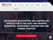 Tablet Screenshot of accountingdepartment.com